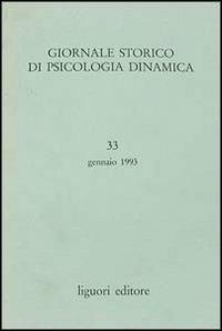 Giornale storico di psicologia dinamica. Vol. 33 - copertina