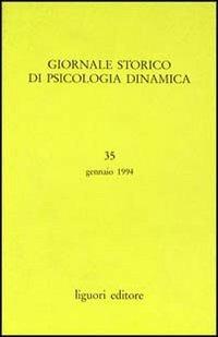 Giornale storico di psicologia dinamica. Vol. 35 - copertina
