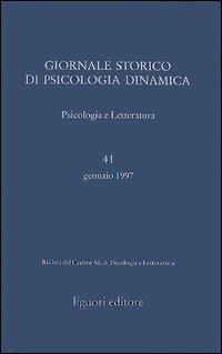 Giornale storico di psicologia dinamica. Vol. 36 - copertina