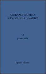 Giornale storico di psicologia dinamica. Vol. 43