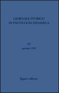 Giornale storico di psicologia dinamica. Vol. 43 - copertina
