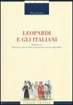 Leopardi e gli italiani. Ricerche sul «Discorso sopra lo stato presente dei costumi degl'italiani»