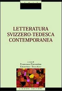 Letteratura svizzero-tedesca contemporanea - copertina