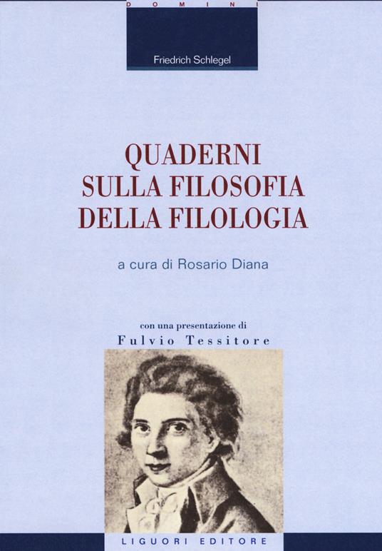 Quaderni sulla filosofia della filologia - Friedrich Schlegel - copertina