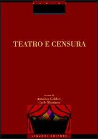Teatro e censura - copertina