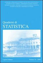 Quaderni di statistica (2008). Vol. 10