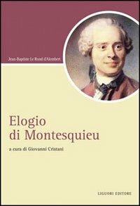 Elogio di Montesquieu - Jean-Baptiste d' Alembert - copertina
