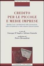 Credito per le piccole e medie imprese. Basilea 2 ed i cambiamenti nelle conoscenze, nelle competenze e nelle relazioni banca-impresa