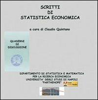 Scritti di statistica economica. CD-ROM. Vol. 15 - copertina