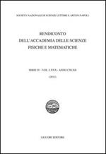 Rendiconto dell'Accademia delle scienze fisiche e matematiche. Serie IV. Vol. 80