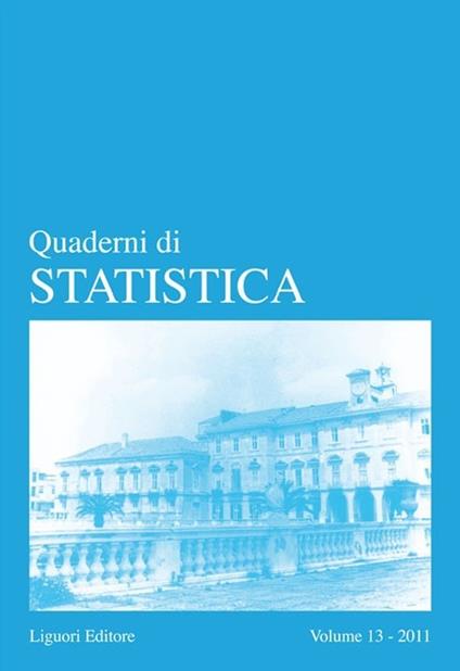 Quaderni di statistica (2011). Vol. 13 - copertina
