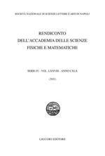 Rendiconto dell'Accademia delle scienze fisiche e matematiche. Serie IV. Vol. 78