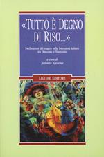 «Tutto è degno di riso...» Declinazioni del tragico nella letteratura italiana tra Ottocento e Novecento
