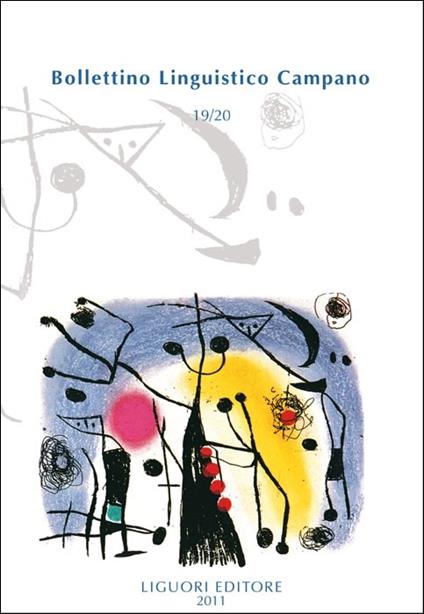 Bollettino linguistico campano (2011). Vol. 19-20 - copertina