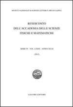 Rendiconto dell'Accademia delle scienze fisiche e matematiche. Serie IV. Vol. 79