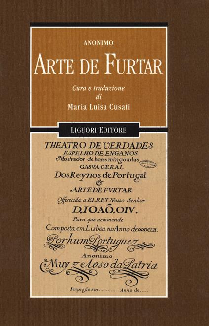 Arte de furtar - copertina