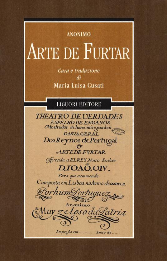 Arte de furtar - copertina