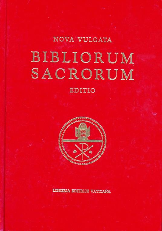 Bibliorum sacrorum nova vulgata editio. Editio maior - copertina
