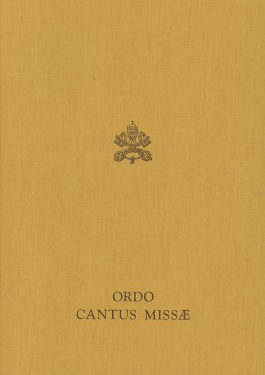 Ordo cantus missae. Editio typica altera - copertina