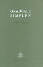 Graduale simplex (in usum minorum ecclesiarum). Editio typica altera