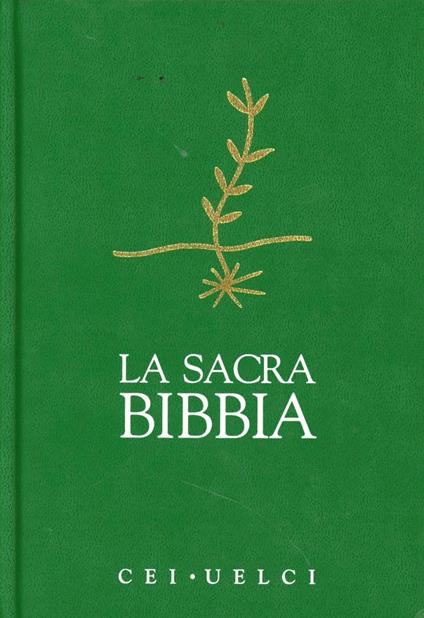 La sacra Bibbia. Versione ufficiale della Cei - copertina