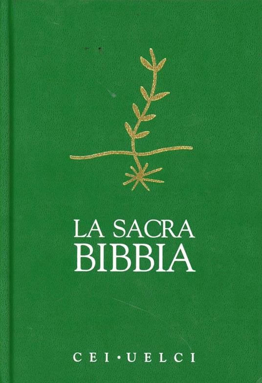 La sacra Bibbia. Versione ufficiale della Cei - copertina