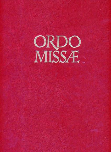 Ordo missae in cantu - copertina