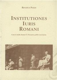 Institutiones iuris romani - Renato Pozzi - copertina