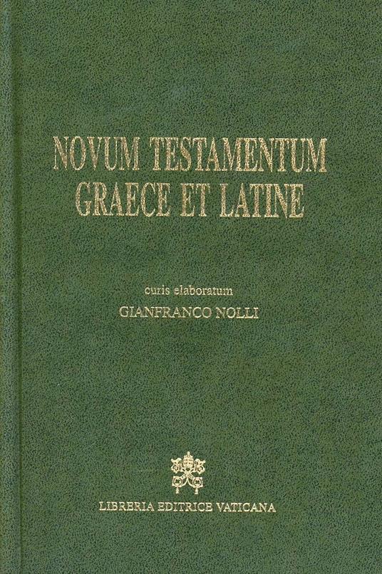 Novum Testamentum graece et latine. Curis elaboratum - copertina