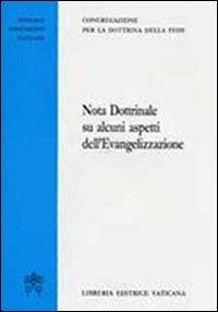Nota dottrinale su alcuni aspetti dell'evangelizzazione - copertina
