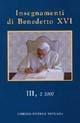 Insegnamenti di Benedetto XVI (2007). Vol. 3\2