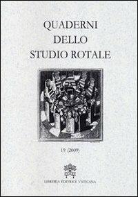 Quaderni dello studio rotale. Vol. 19 - copertina