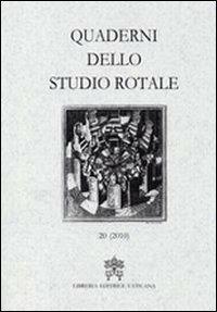 Quaderni dello studio rotale. Vol. 20 - copertina