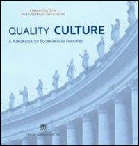 Quality culture. A handbook for ecclesiastical faculties - copertina