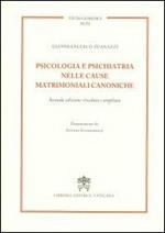 Psicologia e psichiatria nelle cause matrimoniali canoniche