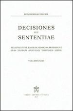 Decisiones seu sententiae. Selectae inter eas quae anno 2004 prodierunt cura eiusdem apostolici tribunalis editae. Vol. 96