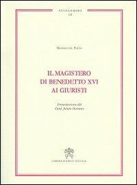 Il magistero di Benedetto XVI ai giuristi - Massimo Del Pozzo - copertina