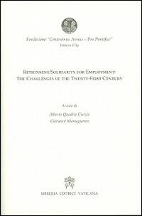 Rethinking solidarity for employment. The challenges of the twenty-first century - copertina
