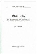 Decreta. Selecta inter ea quae anno 2003 prodierunt cura eiusdem Apostolici Tribunali edita. Vol. 21