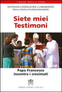 Siete miei testimoni. Papa Francesco incontra i cresimati - copertina