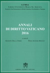 Annali di diritto vaticano (2016) - copertina