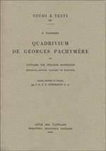 Quadrivium de Georges Pachymère