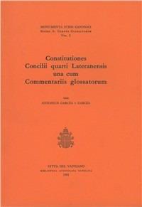 Constitutiones Concilii quarti Lateranensi una cum Commentariis glossatorum - copertina