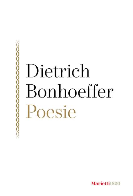 Poesie - Dietrich Bonhoeffer - copertina