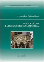 Parola di Dio e legislazione ecclesiastica