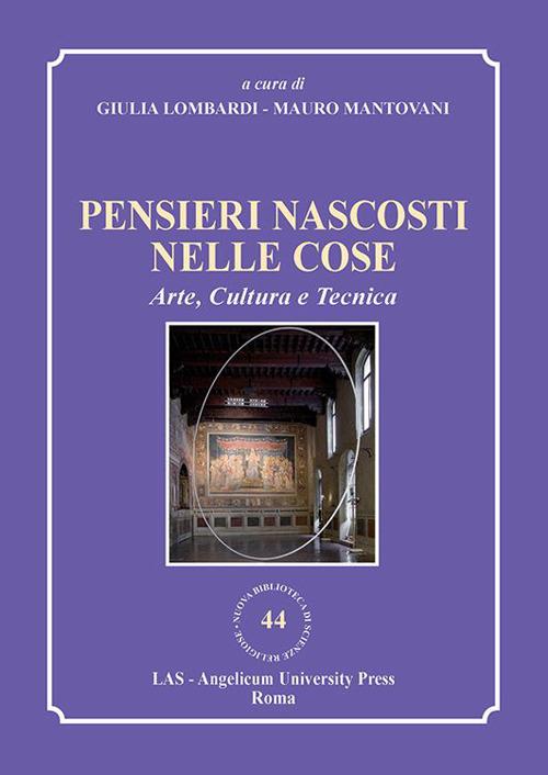 Pensieri nascosti nelle cose. Arte, cultura e tecnica - copertina