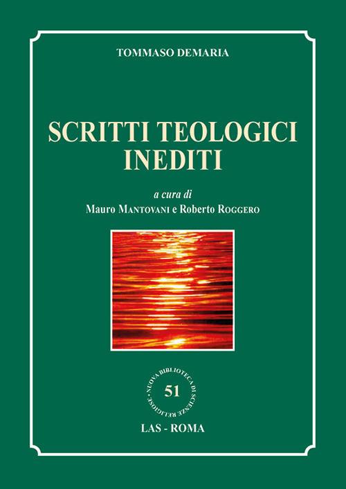Scritti teologici inediti - Tommaso Demaria - copertina