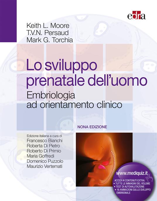 Lo sviluppo prenatale dell'uomo. Embriologia ad orientamento clinico - Keith L. Moore,T. V. Persaud,Mark G. Torchia - ebook