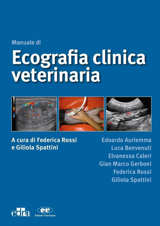 Manuale di ecografia clinica veterinaria - Federica Rossi - copertina
