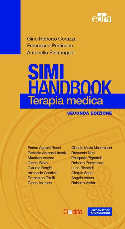 Simi Handbook. Terapia medica - Gino R. Corazza,Francesco Perticone,Francesco Violi - copertina